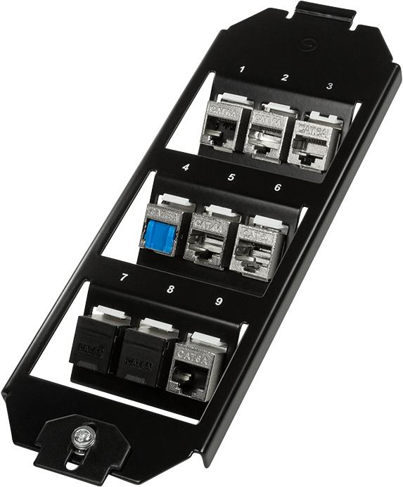 Productafbeelding LogiLink 3 x 3 Blank Keystone Patch Panel