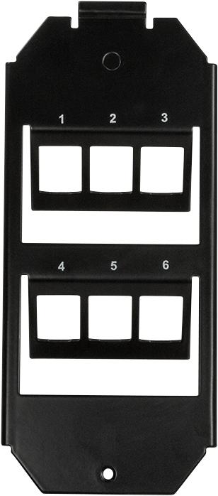Productafbeelding LogiLink 2 x 3 Blank Keystone Patch Panel