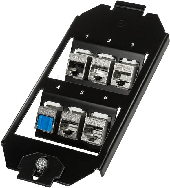 Productafbeelding LogiLink 2 x 3 Blank Keystone Patch Panel