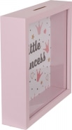 Immagine prodotto Sombo Salvadanaio Princess Wood Rosa (20 x 20 cm)