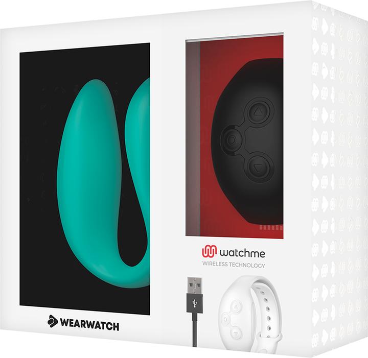 Actual product image Wearwatch Dual Pleasure Wireless Technology Watchme Aquamarine / Jet Black
