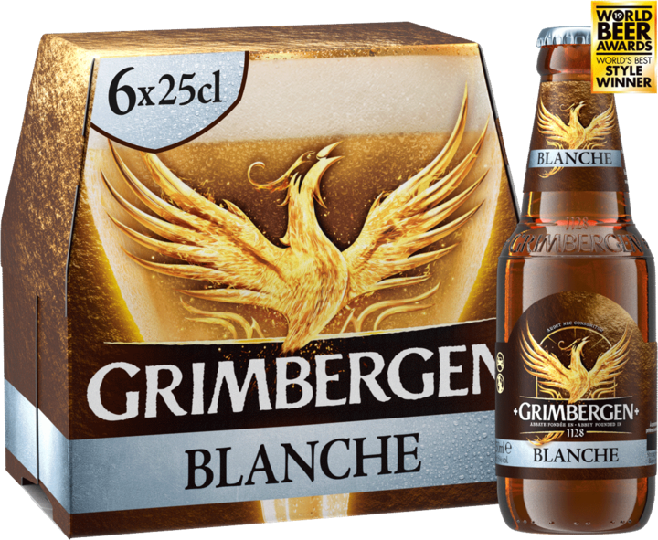 Actual product image Grimbergen Blanche (6 x 25 cl)