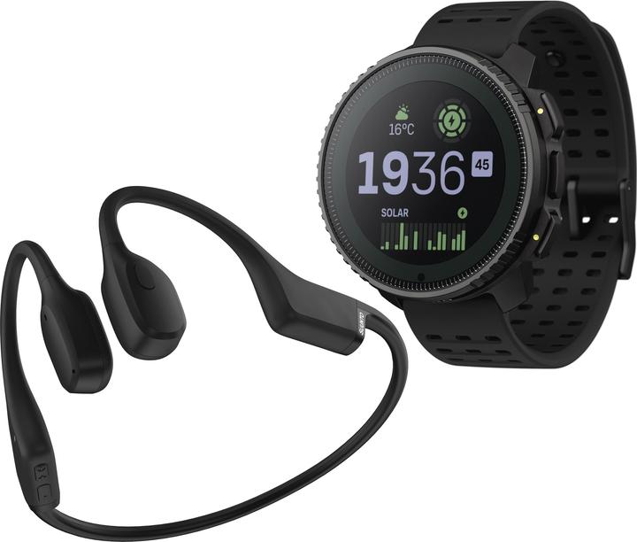 Produktbild Suunto Fitnessuhr Set Vertical Solar + Sonic Kopfhörer (49 mm)