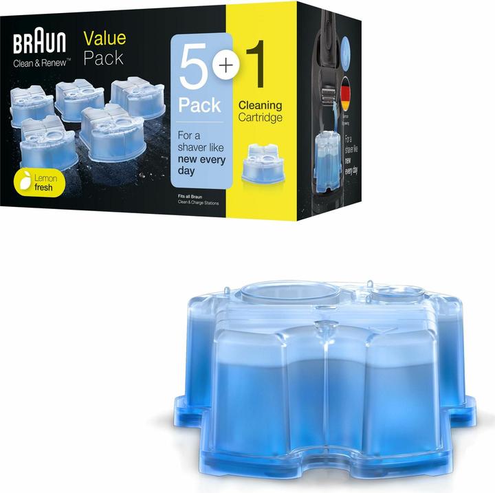 Image du produit Braun Jeu de cartouches de nettoyage 5+1 (1 x)