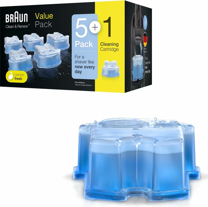 Image du produit Braun Jeu de cartouches de nettoyage 5+1 (1 x)