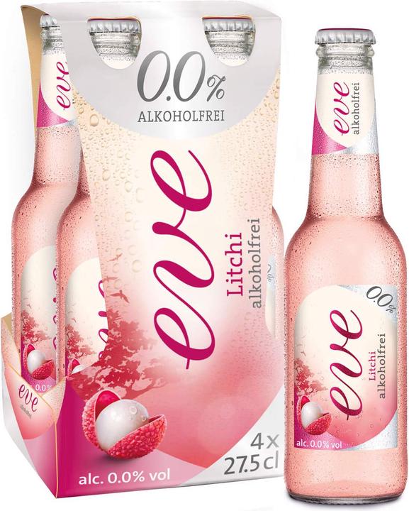 Actual product image Eve Battery Litchi (4 x 27.5 cl)