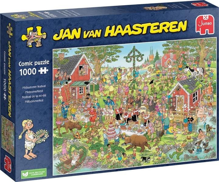 Produktbild Jumbo Jan Van Haasteren - Mittsommerfestival - 1000 Teile (1000 Teile)