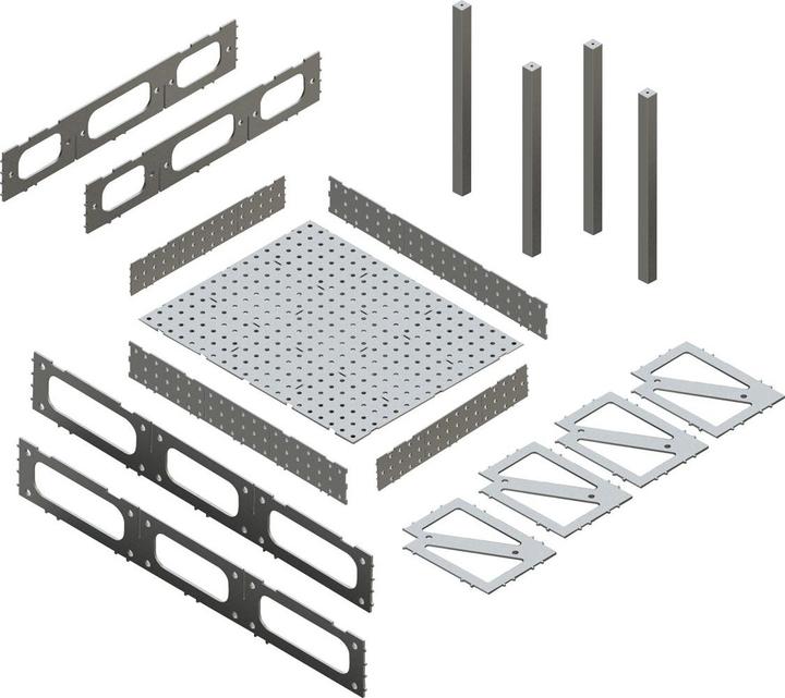 Produktbild Stahlwerk 3D Schweisstisch WT-100 3D ST 1.000 kg Tragkraft, 6 mm Arbeitsplatte (100 cm, 80 cm)