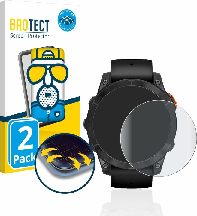 BROTECT Full-Cover Protector Matte (Garmin Fenix 7 Pro Solar)