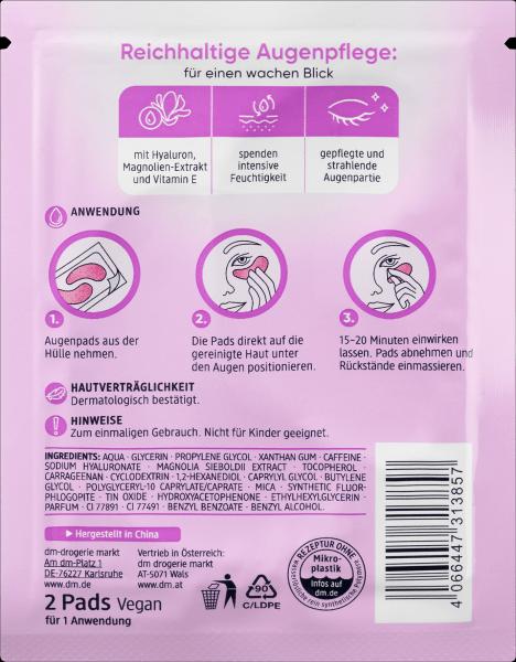 Actual product image dm Balea Eye Pads Hydrogel Glitter