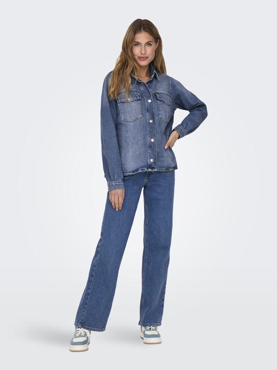 Image du produit Only ONLJUICY Hohe Taille Weiter Beinschnitt Jeans Jeans mit weitem Bein (W27/L32)