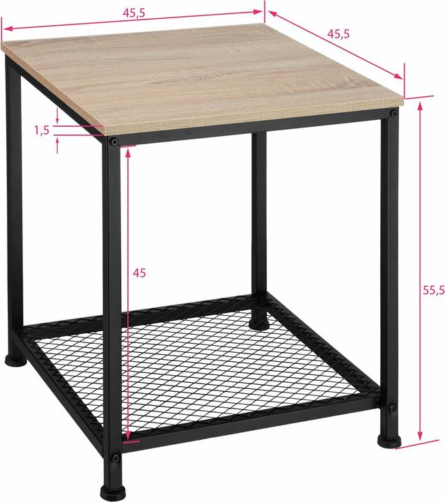 Image du produit tectake Table d’appoint Derby