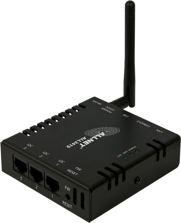 Image du produit Allnet ALL3419 / Centrale MSR IP 3x I2C, 1x USB, LAN/WLAN