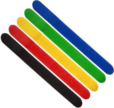 Image du produit MediaRange Klett-Kabelbinder-Streifen (Serre-câbles velcro, 215 mm, 5 pcs)