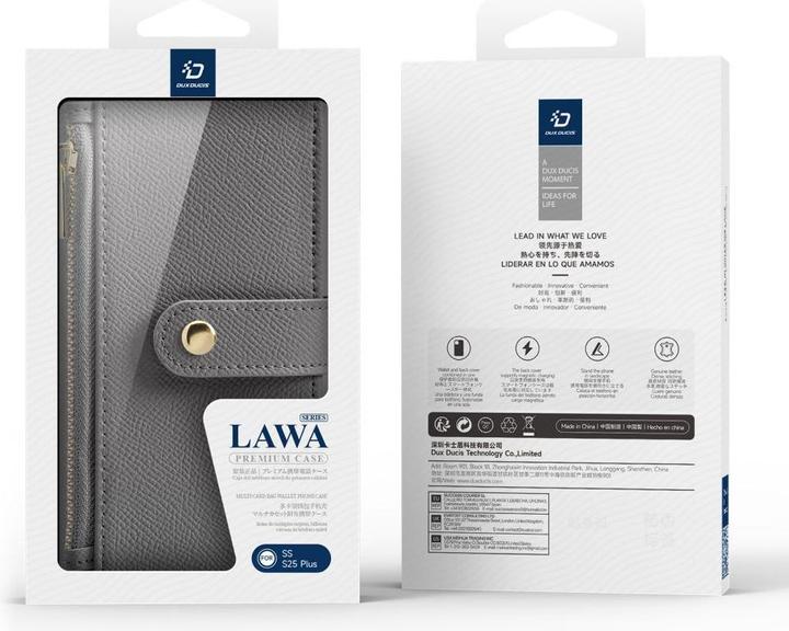 Produktbild Dux Ducis Lawa Series MagSafe Kunstleder Bookcover Hülle (Samsung Galaxy S25+)