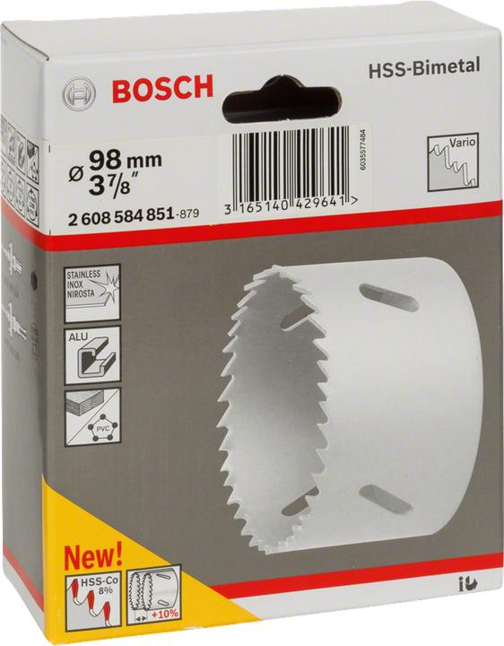 Actual product image Bosch Professional Zubehör Hole saw 98 mm Accessories 260 (98 millimetres)