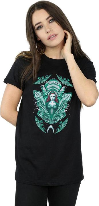 Immagine prodotto Aquaman Mera Crest Maglietta Ampia Donna (S)