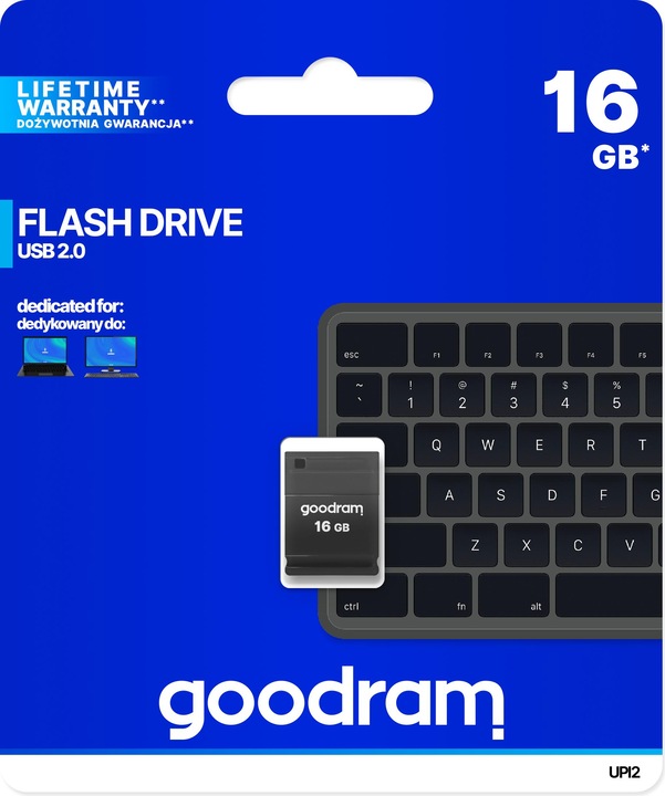 Produktbild Goodram 16GB USB 2.0 (16 GB, USB-A, USB 2.0)