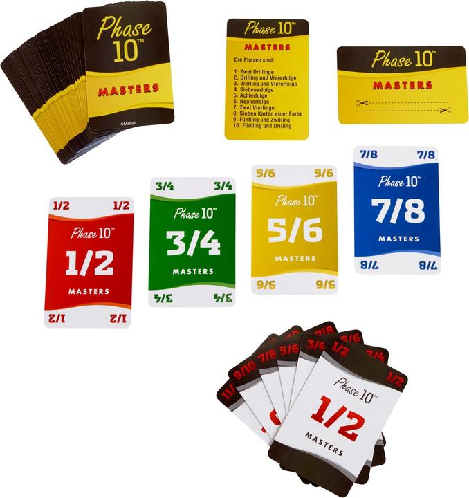 Immagine prodotto Mattel Games Fase 10 Masters (Tedesco)