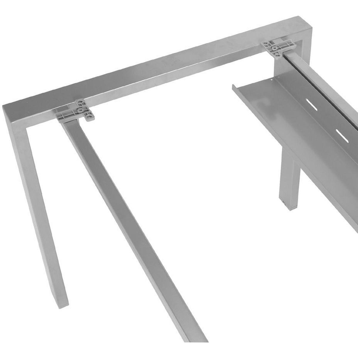 Thumbnail - Rocada, Schreibtisch, Schreibtisch Total BxTxH 200x100x73cm Gestell grau Platte Melamin buche (200 x 100 x 73 cm)