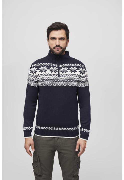 Produktbild Brandit Norwegian Wollpullover Grösse 3XL Farbe Navy (3XL)