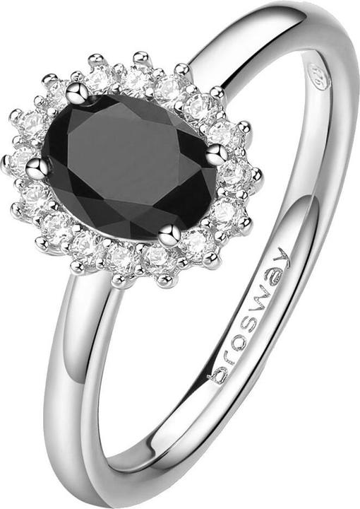 Immagine prodotto Brosway Elegante anello in argento Fancy Mystery Black FMB75 - Circuito: 50 mm (50, 925 Argento)
