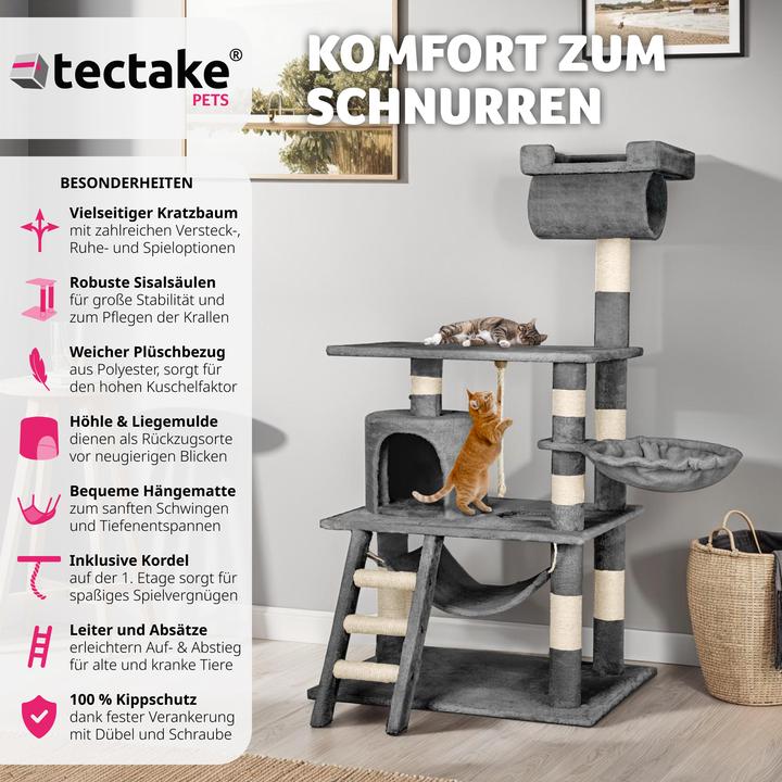 Actual product image tectake Stokeley (141 cm, Grey)