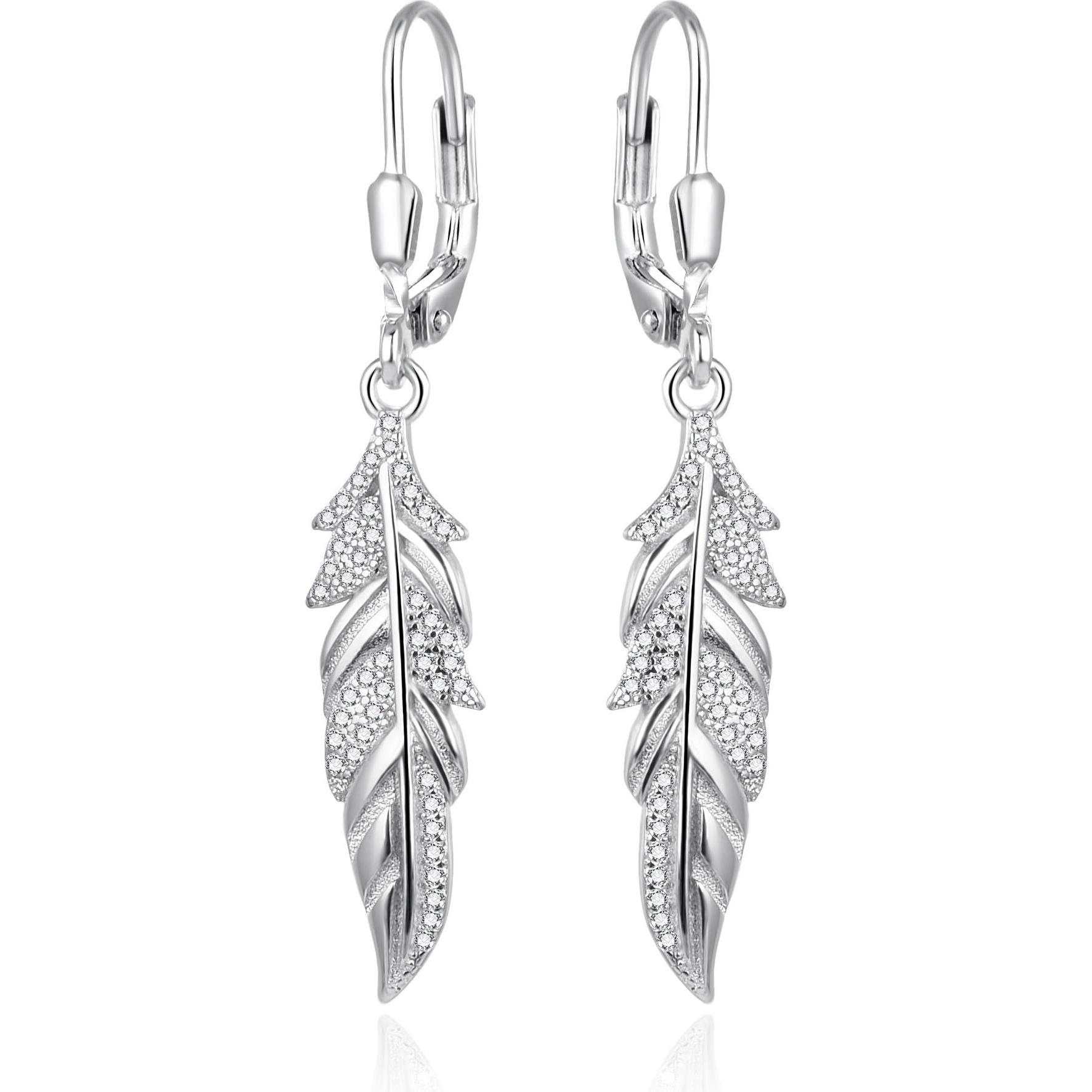 Agato, Orecchini, - Silver dangle earrings Tickets AGT-E107LW, (Argento)
