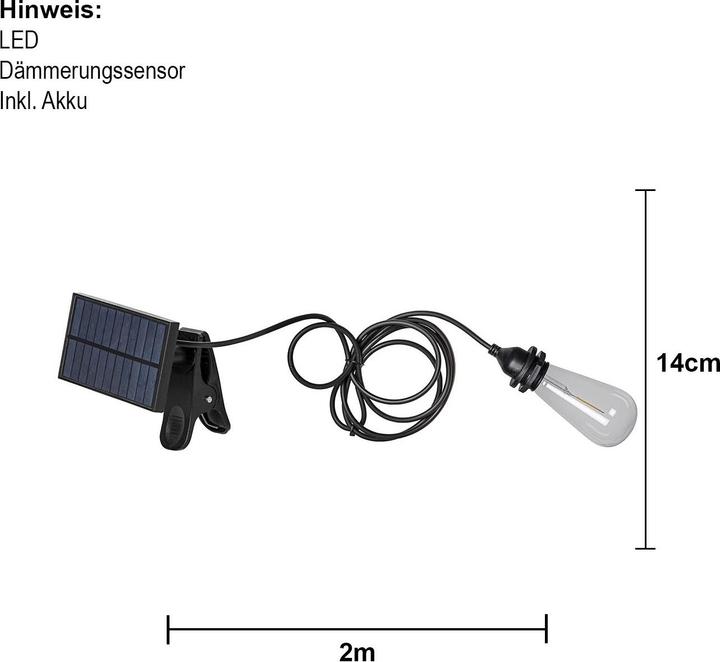 Image du produit Star Trading Solar Cord Set E27 (10 lm, E27, IP44)