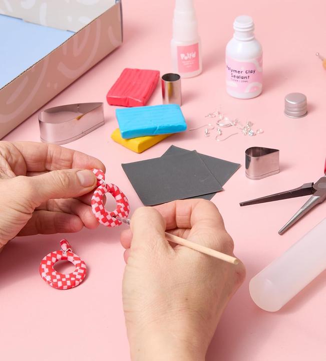 Image du produit Pott'd Polymer Clay Ohrring-Bastelset