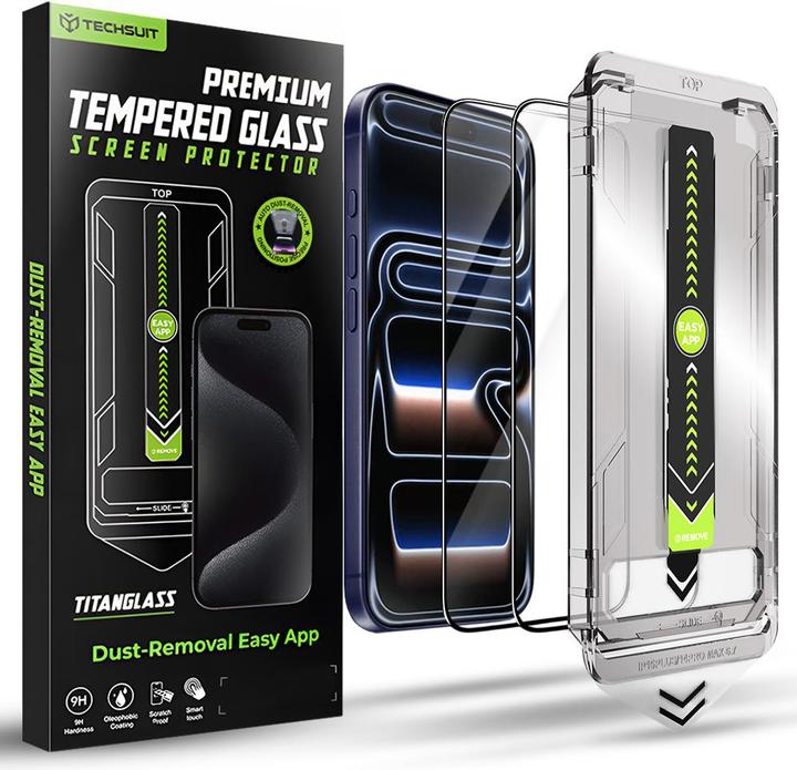 Produktbild Techsuit TitanGlass FullCover (2 pack) (2 Stk., Apple iPhone 17 Pro)