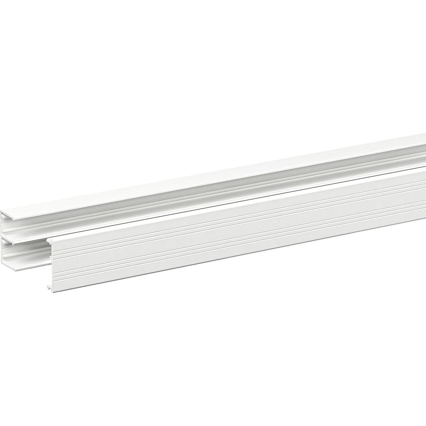 Schneider Electric, Passaggio dei cavi, SE 5435108 FED-K5630 ALU battiscopa canale 2 camere 56x30x2500 bianco RAL9016 (250 cm)