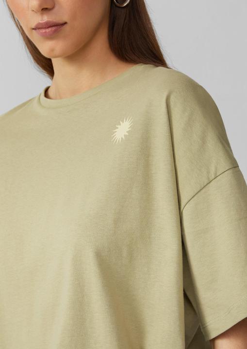 Actual product image S.Oliver T-Shirt Baumwollshirt mit Rückenprint (M)