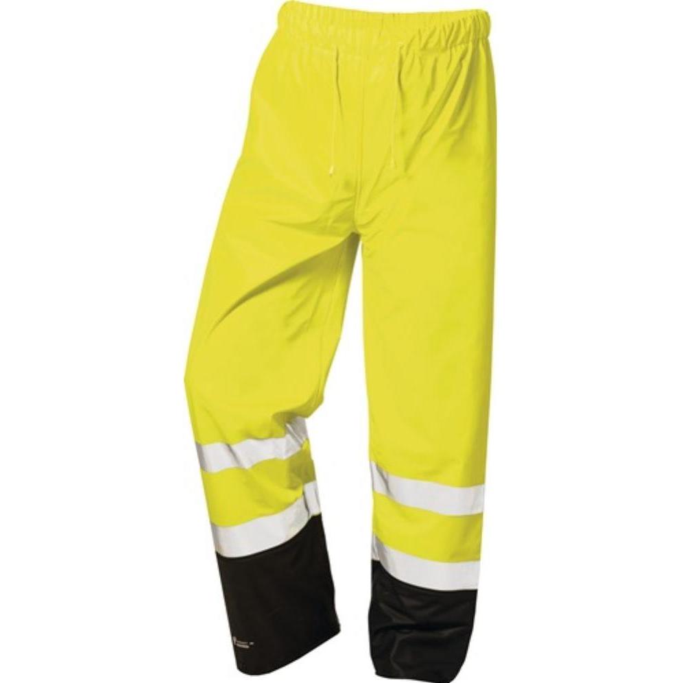 Norway, Arbeitshose, Warnschutzregenhose Dirk Grösse L gelb/schwarz (L)