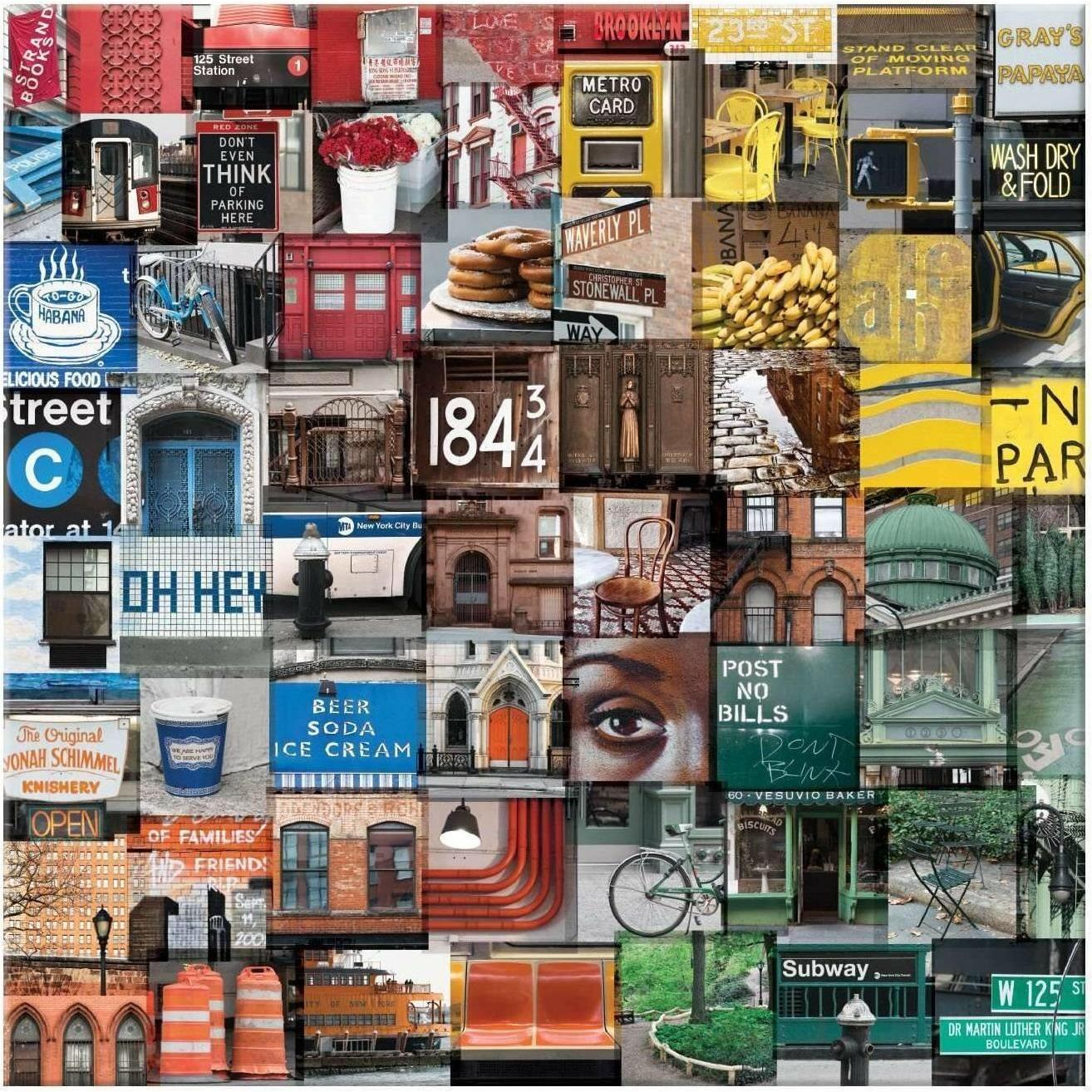 Thumbnail - Galison Square Puzzle Buntes New York 500 Teile (500 Teile)
