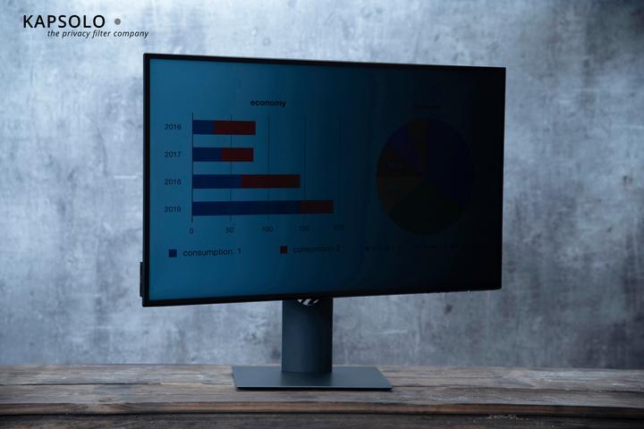 Actual product image Kapsolo 2-Way Privacy Filter/selb KAP12570 iiyama ProLite XUB2294HSU-W1 (22")