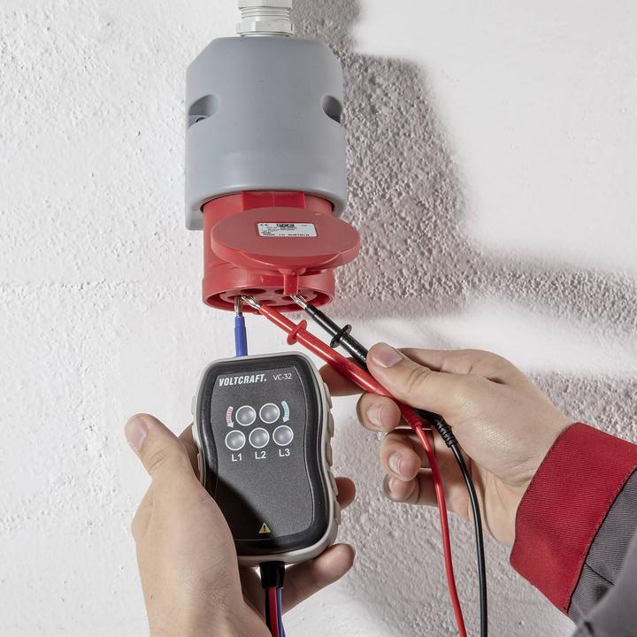 Immagine prodotto Voltcraft Tester di direzione del campo rotante (CAT III 500V)