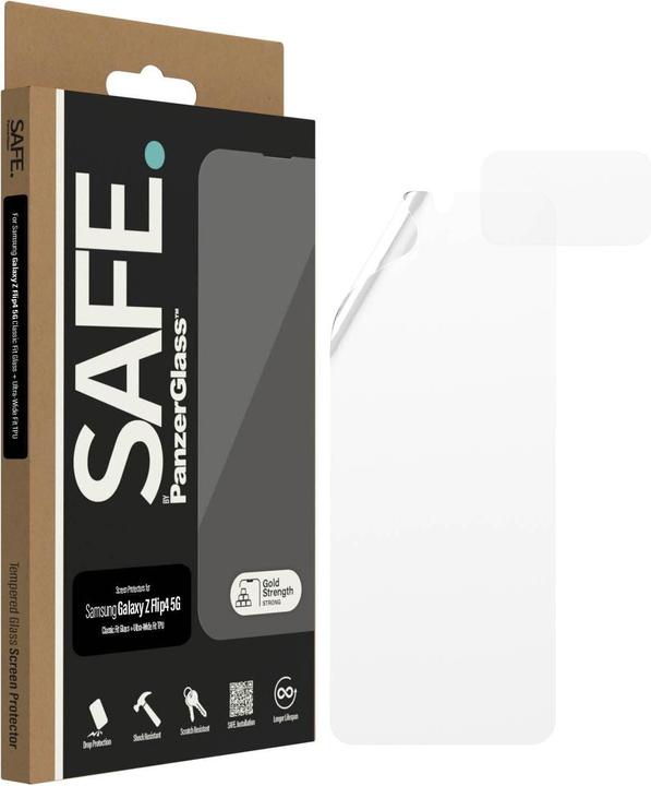 Safe Classic Fit Glass + Ultra-Wide Fit TPU (1 Piece, Samsung Galaxy Z Flip4)