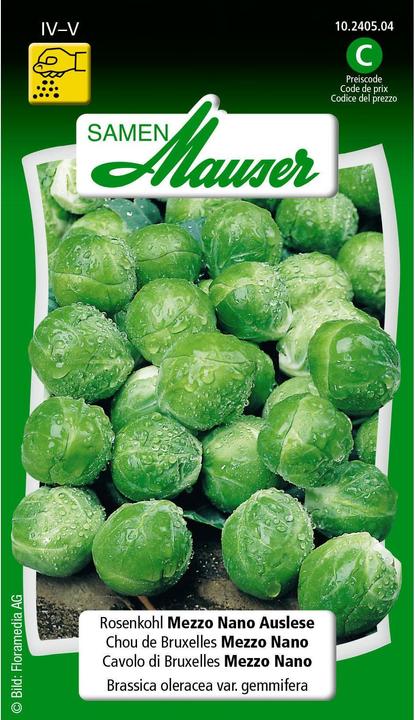 Produktbild Samen Mauser Rosenkohl Mezzo Auslese (Gemüsesamen)