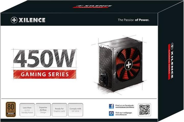 Produktbild Xilence XP450R10 Gaming Series 450W (450 W)