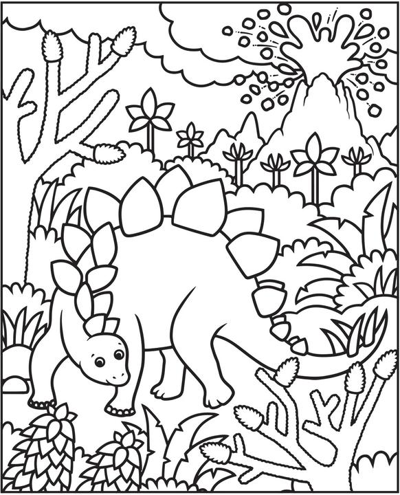 Produktbild Mein Farbenzauber-Malbuch: Dinosaurier