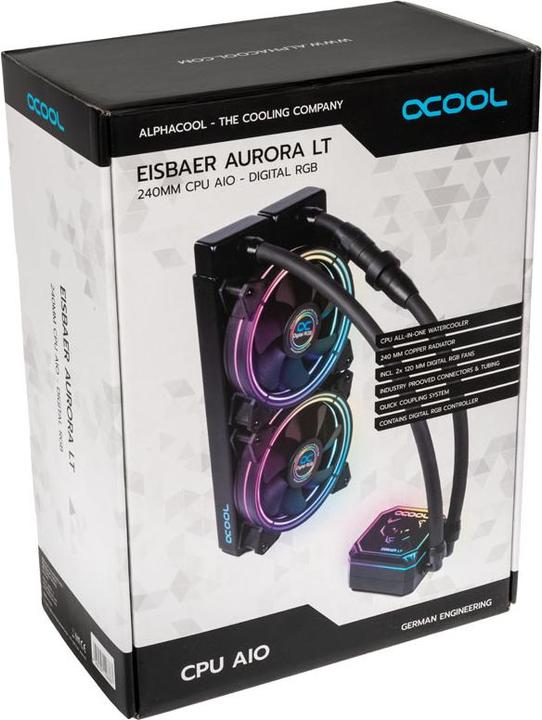 Produktbild Alphacool Eisbaer Aurora LT240 CPU Digital RGB Komplett-Wasserkühlung