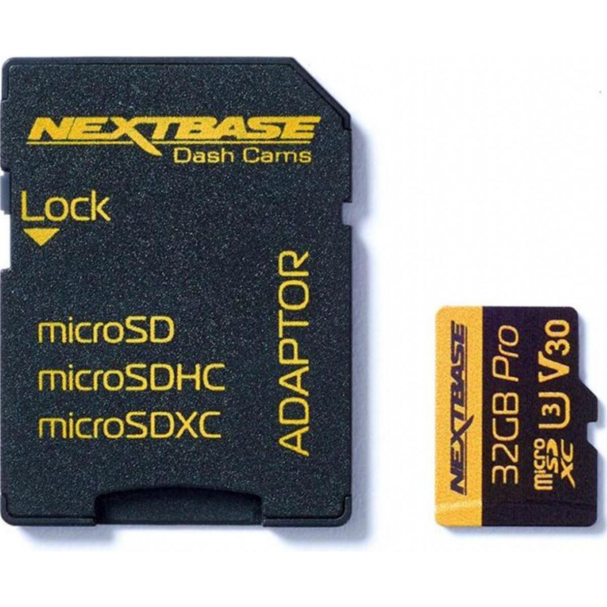 Nextbase Dash Cam (32 GB, microSD, U3, UHS-I), Speicherkarte, Schwarz