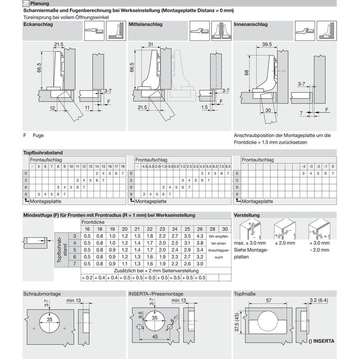 Immagine prodotto Blum Cerniera d'angolo