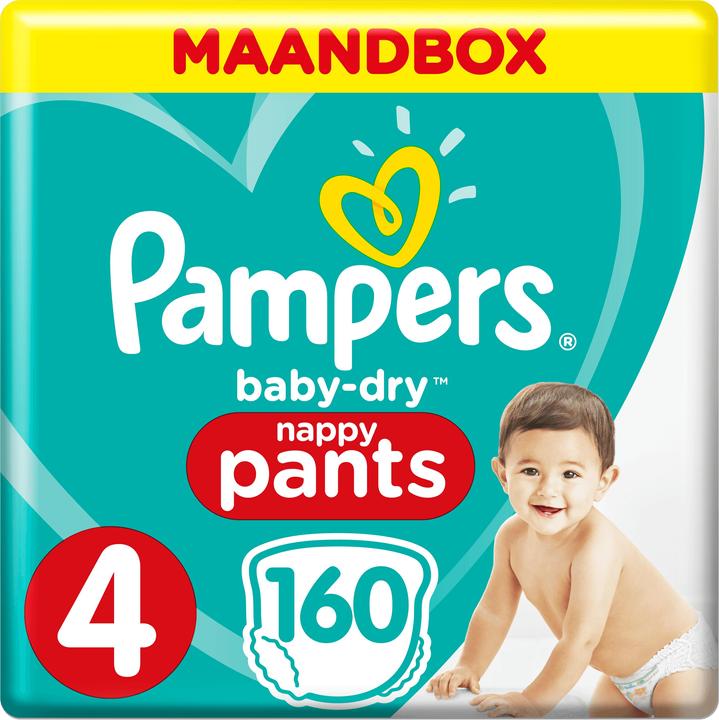 Actual product image Pampers Baby-Dry Pants ALT (Size 4, Monthly box, 160 Piece)