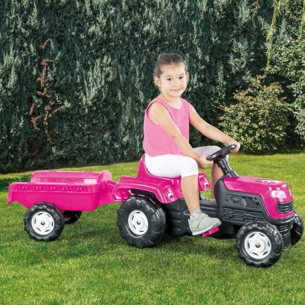 Actual product image Siva Children's pedal tractor with trailer