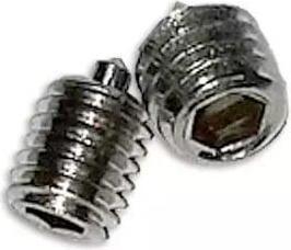 LG Door handle screw M6, metal, chrome, 10 pcs (Poignée de porte)