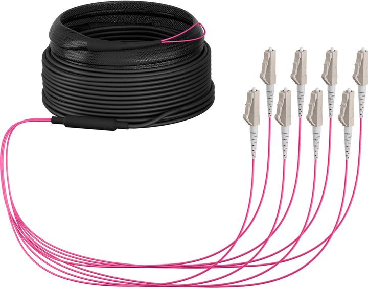 Produktbild EFB Elektronik Trunkkabel U-DQ ZN BH OM4 8G 1x8 LC-LC 40m Dca LSZH (40 m)