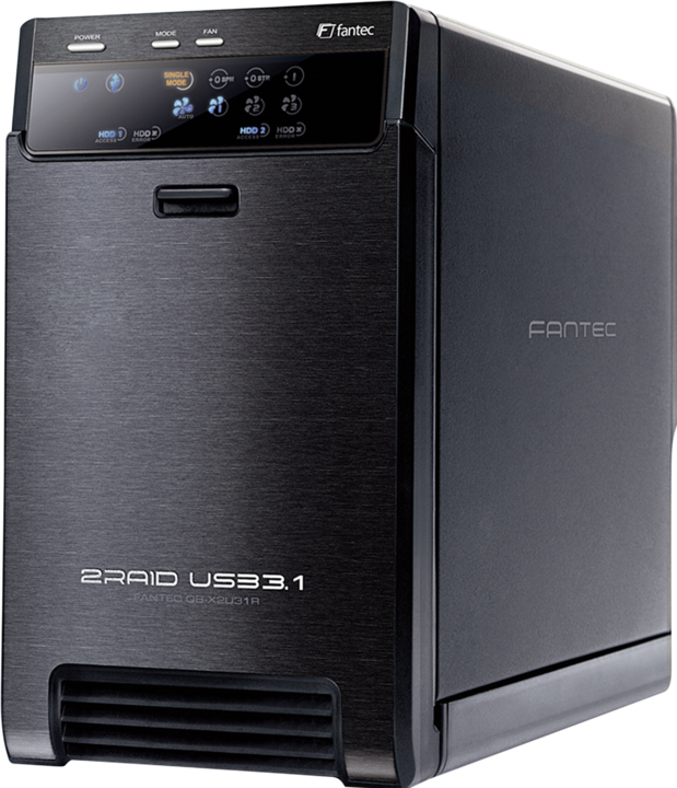 Actual product image Fantec QB-X2U31z 2 x 3.5 SATA Raid HDD USB 3.1 (3.5")