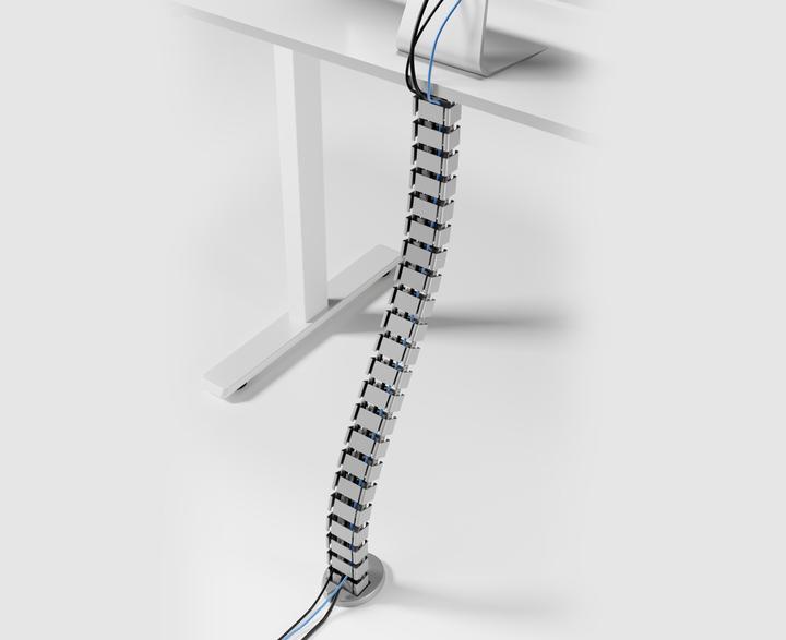 Produktbild equip Eqiup Deluxe Kabelführng 130cm für Unterschichtmontage grau (3.50 cm)